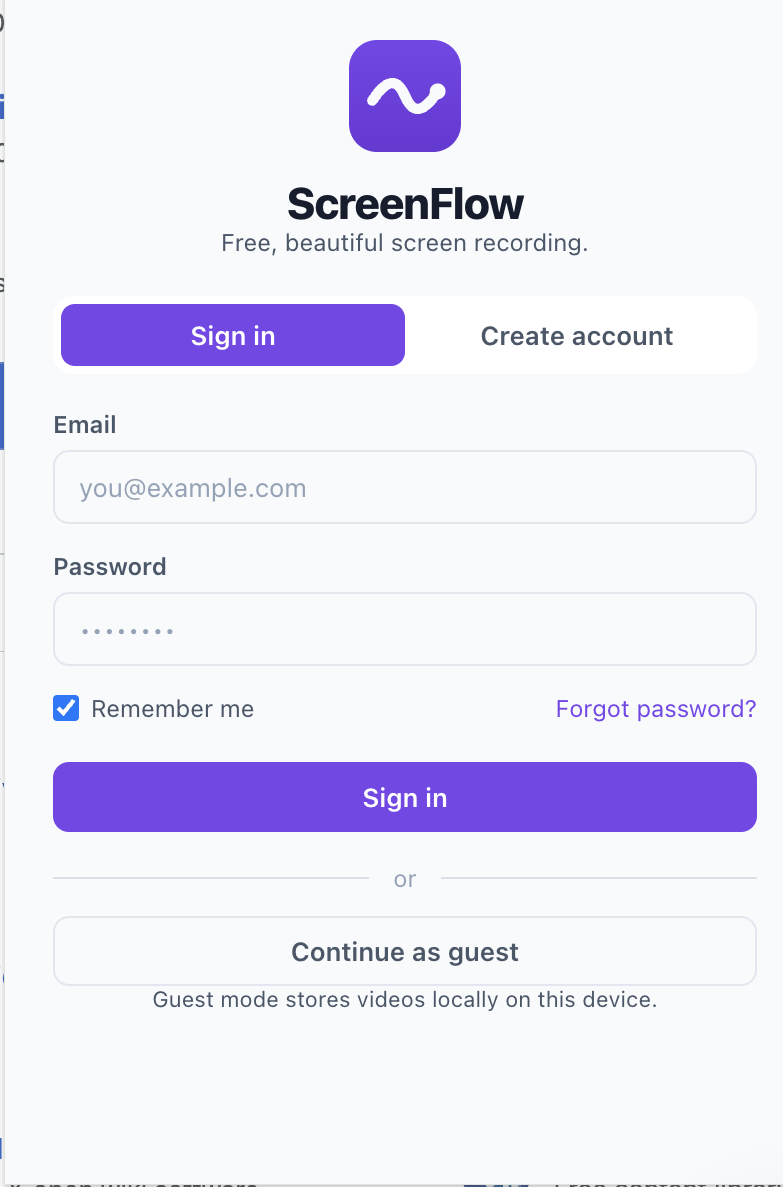 Login